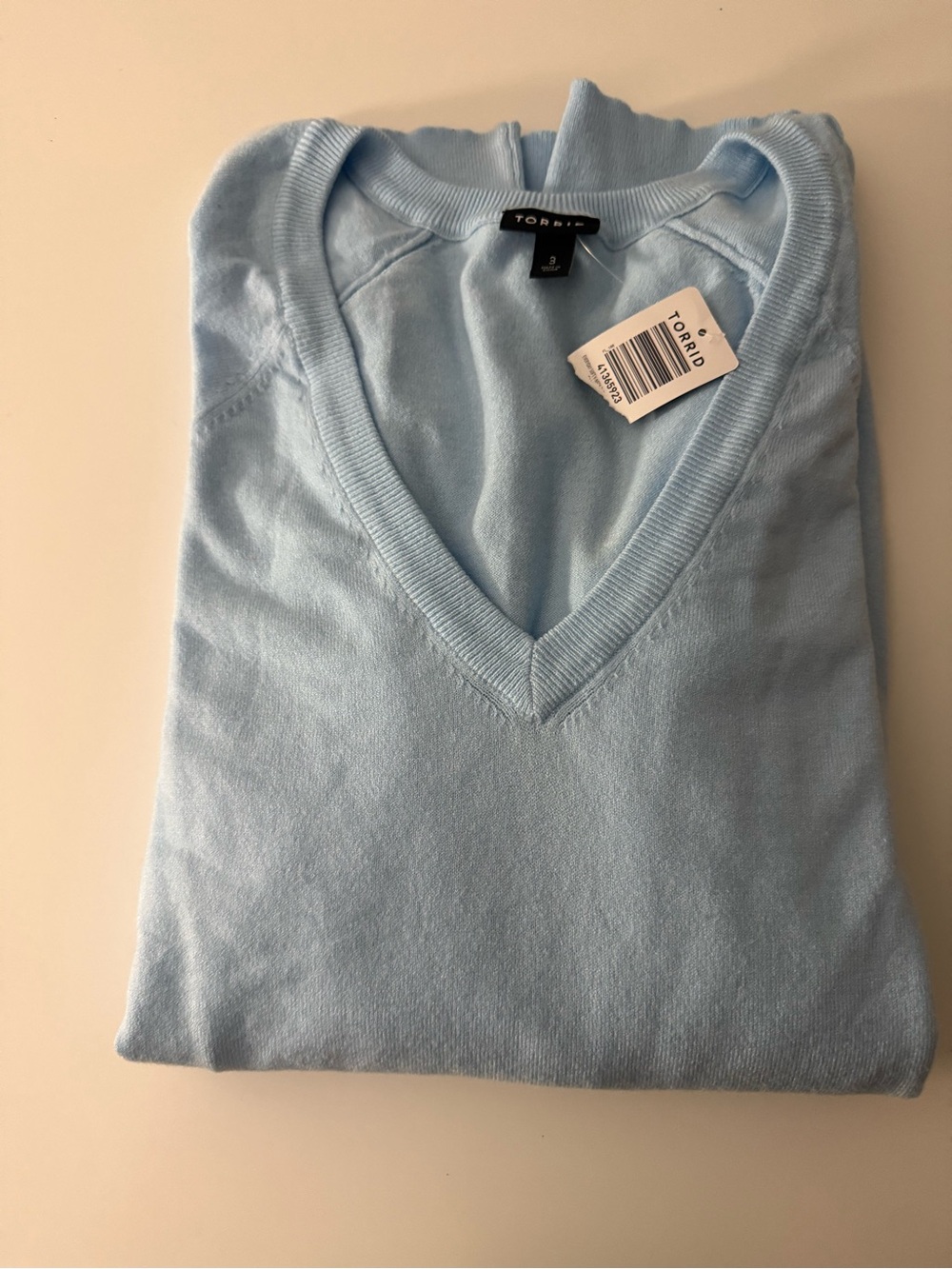Torrid long sleeve V-neck NWT sweater. Torrid size 3.